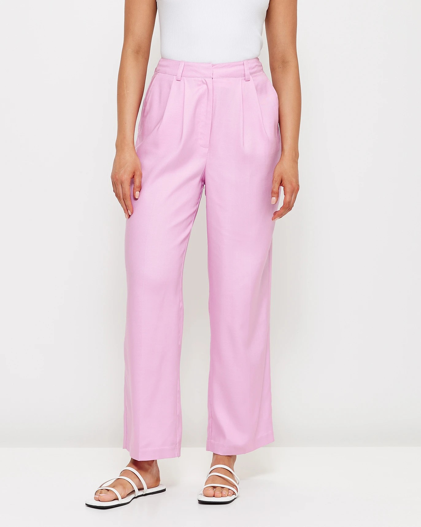 Watching The Sunrise Taupe Wide Leg Pants FINAL SALE – Pink Lily