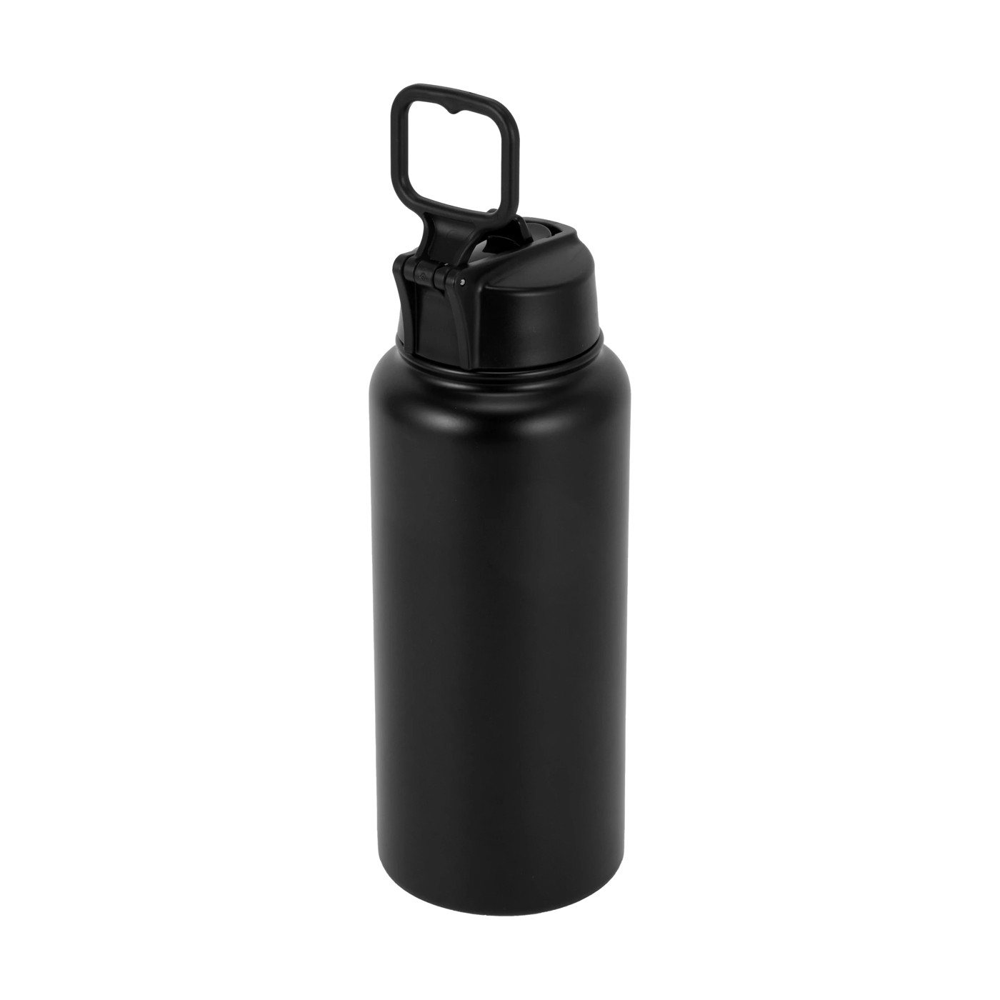 960ml Black Double Wall Insulated Cylinder Drink Bottle - Anko 2 of 3