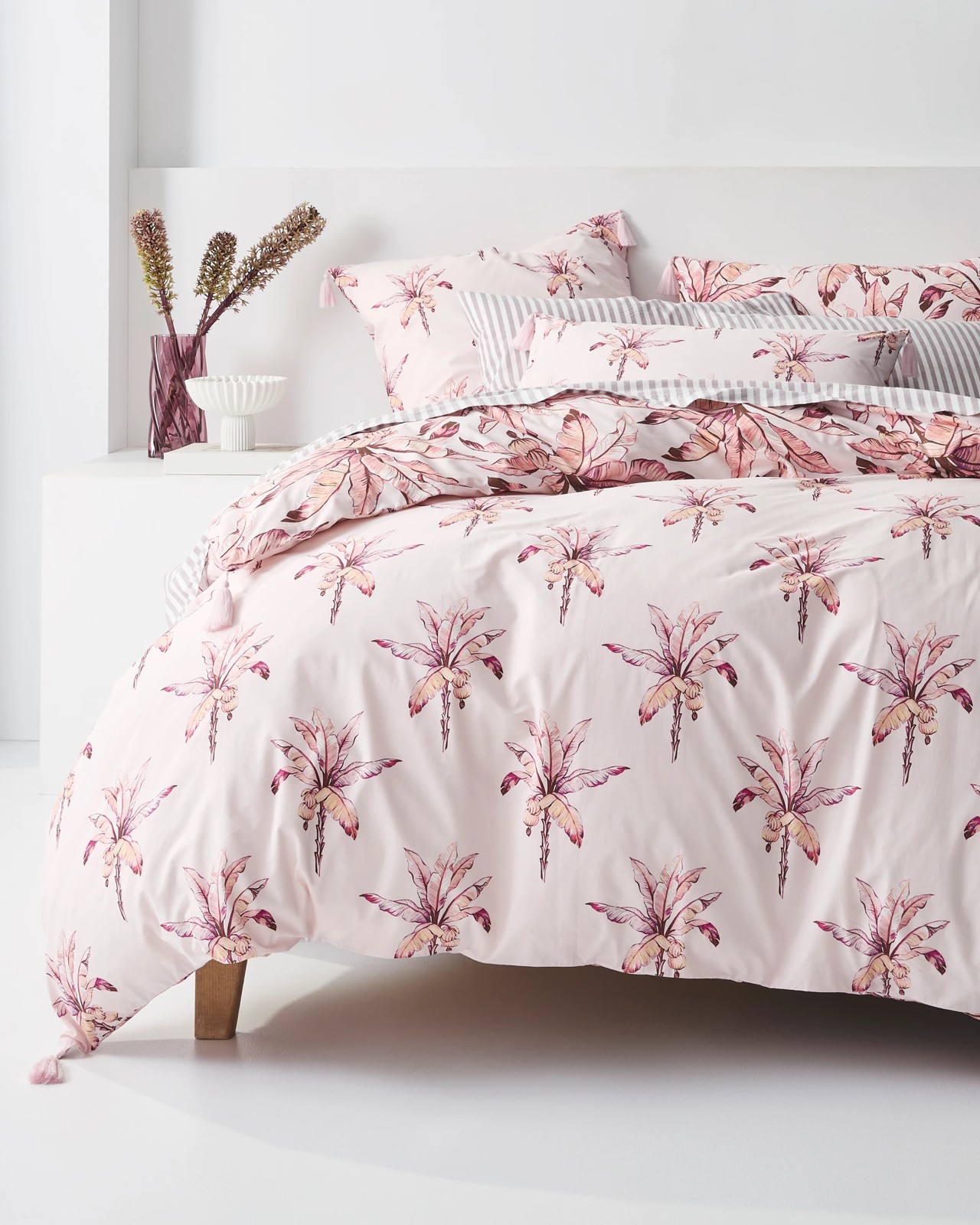 Tammi Palm Australian Cotton Quilt Cover Set 3 of 5