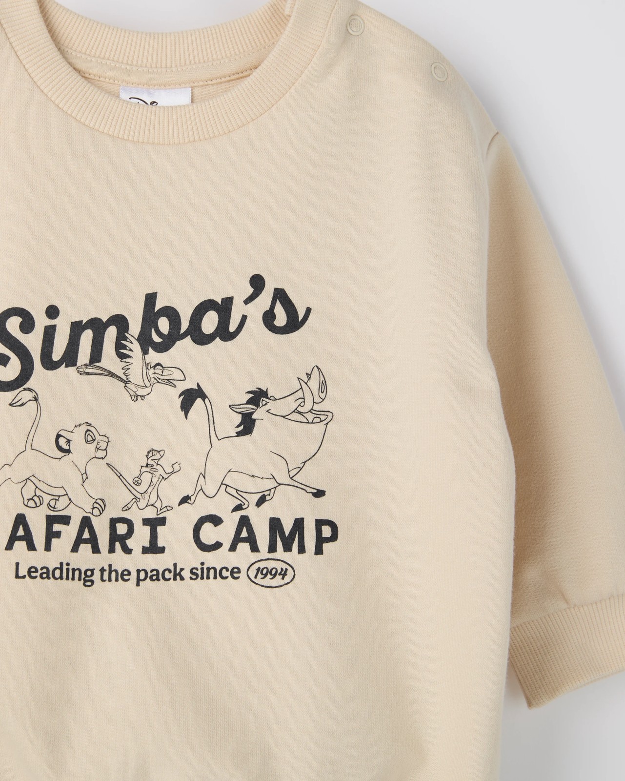 Disney Organic Cotton Baby Fleece Set - Simba Whitecap Grey 4 of 5
