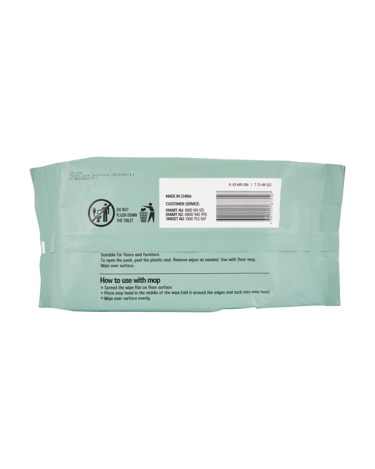 Anko 30 Pack Floor Mop System Wipes - Dry 3 of 3