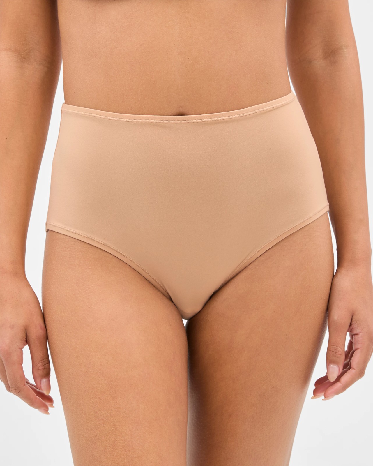 3 Pack Soft Comfort Full Briefs - Latte 2 of 4