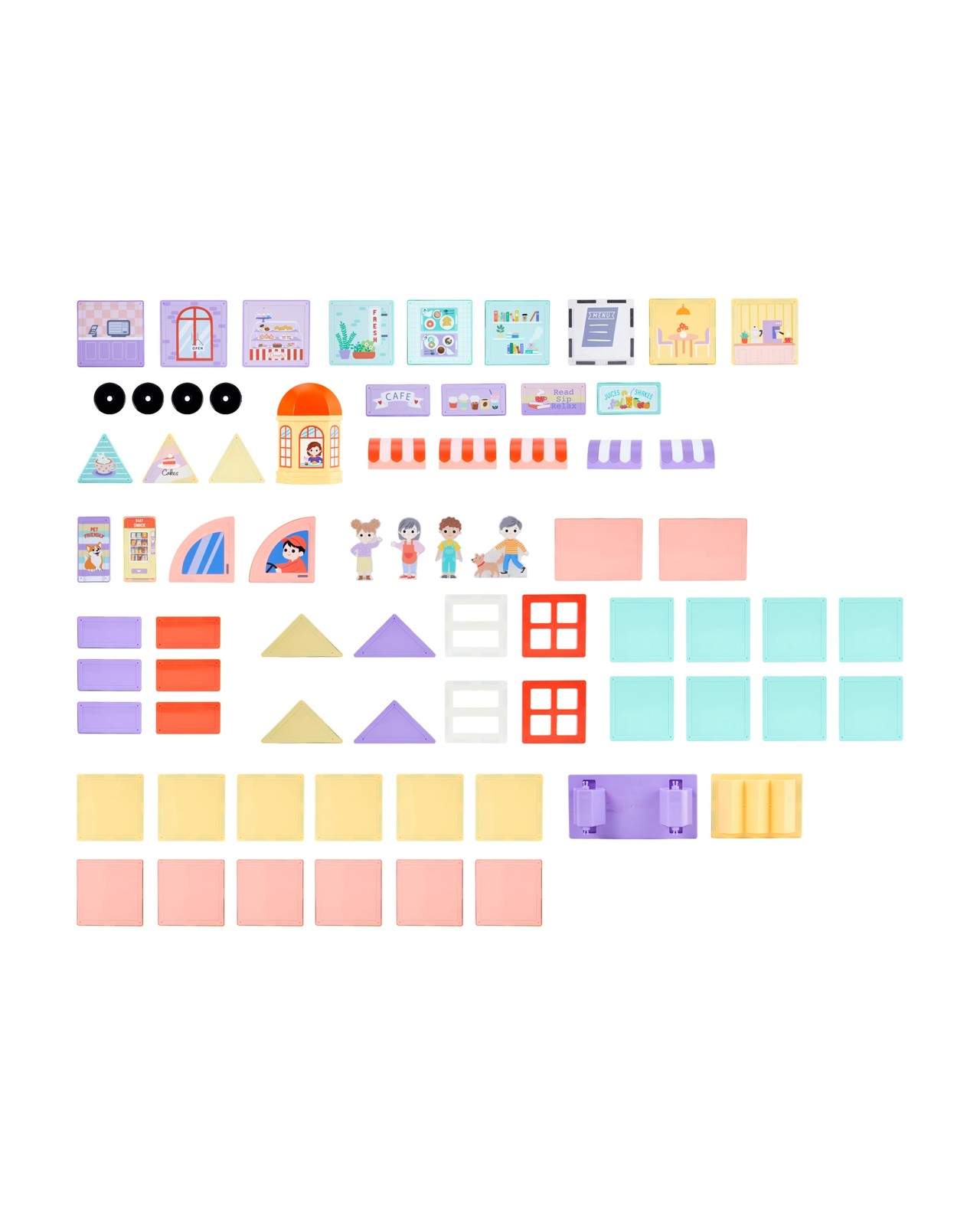 Anko 72 Piece Magnetic Cafe 5 of 6