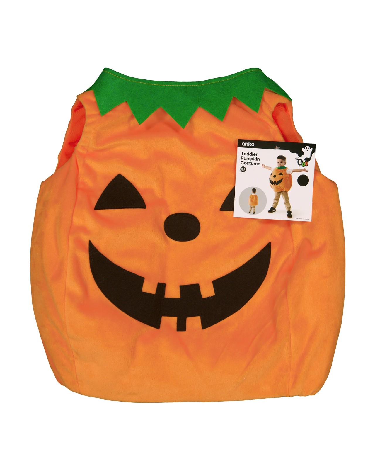 Toddler Pumpkin Costume - Ages 2-3 3 of 3