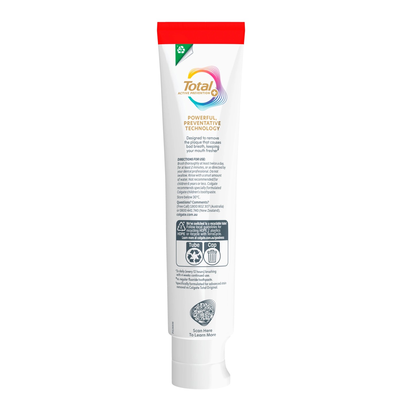 Total Advanced Fresh Antibacterial and Fluoride Toothpaste - Colgate 6 of 6