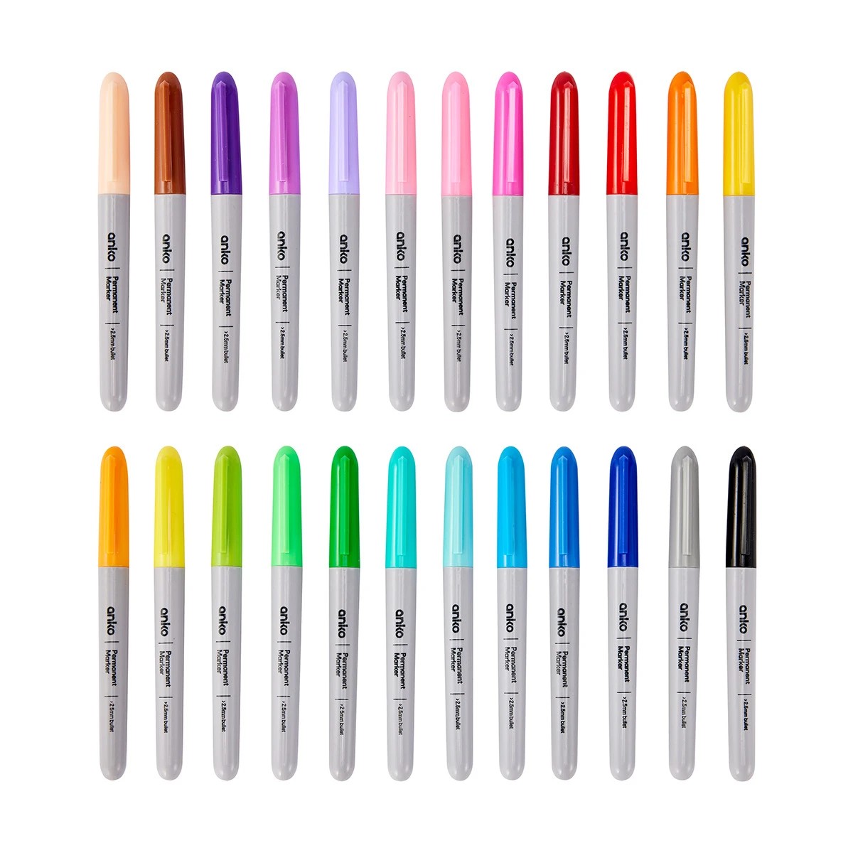 Permanent Markers, 24 Pack - Anko | Target Australia