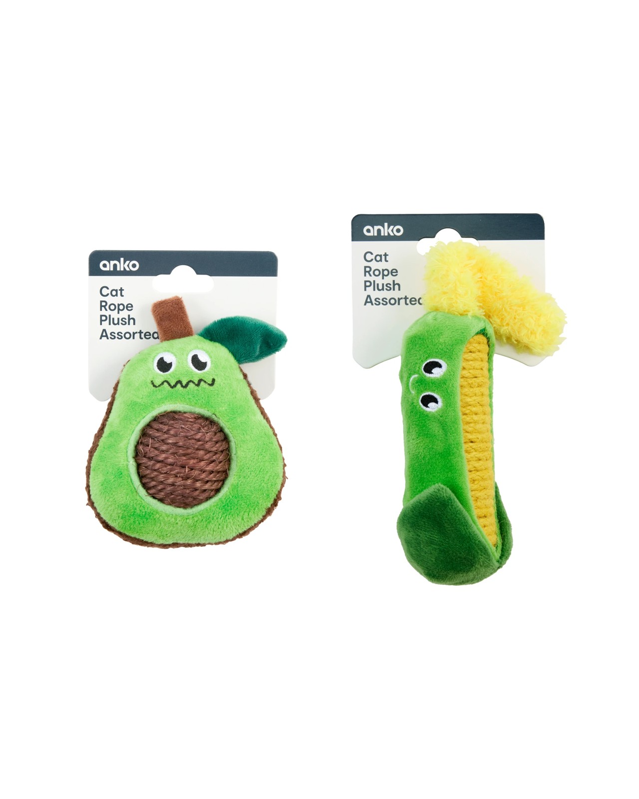 Anko Cat Rope Plush Toy - Assorted 3 of 3