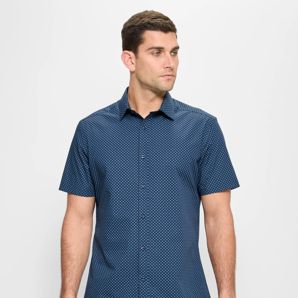 Micro Geo Print Shirt - Preview