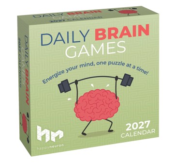 Happy Neuron Daily Brain Games 2027 Calendar