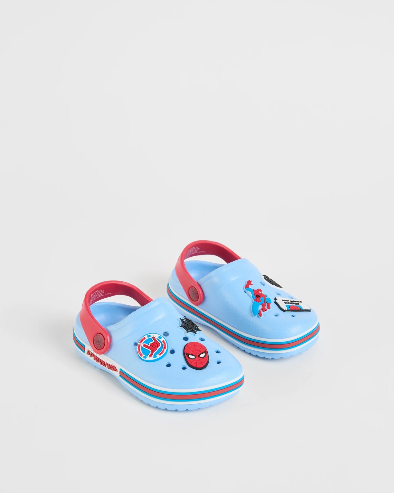 Marvel Baby First Walker/Junior Icon Clogs - Spiderman Blue 2 of 3