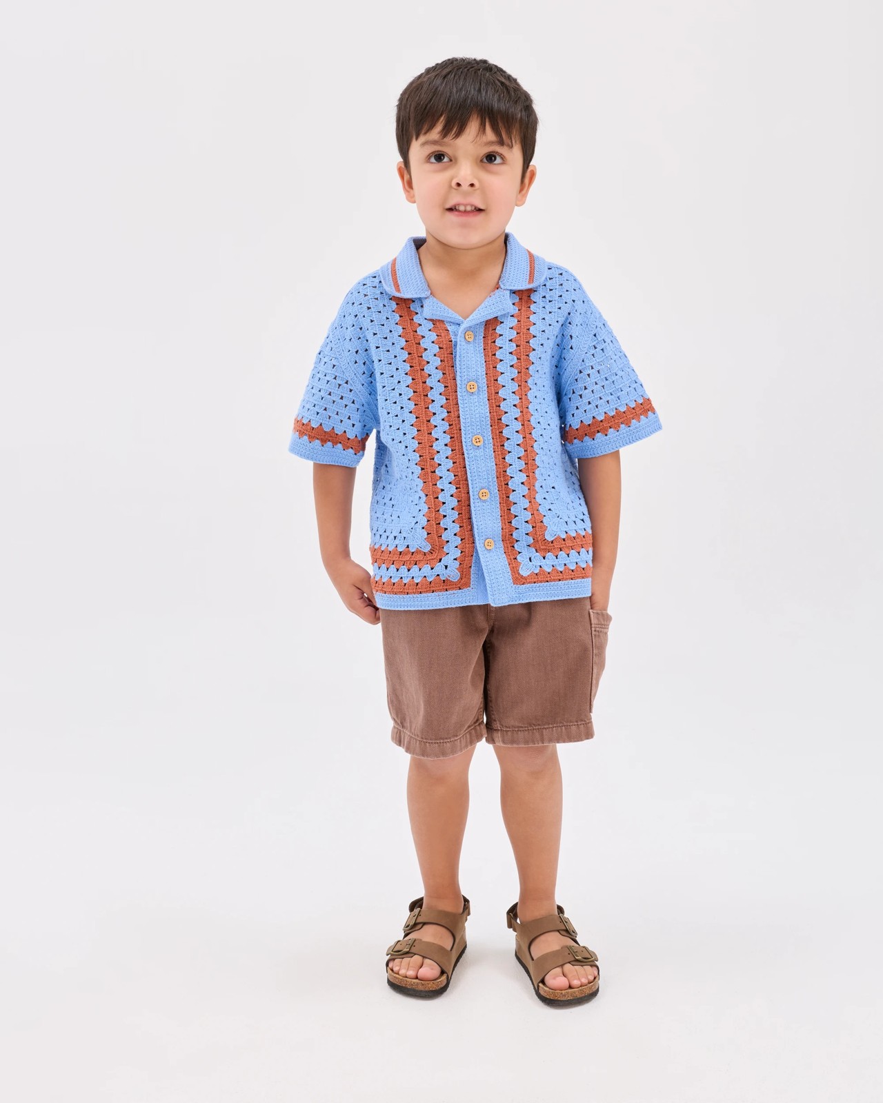 Australian Cotton Blend Short Sleeve Knit Shirt 2 of 6