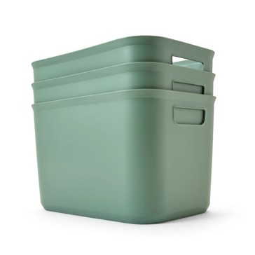 Anko 3 Pack 5.8L Utile Tubs - Green
