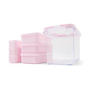 Anko 7 Piece Meal Prep Set - Pink