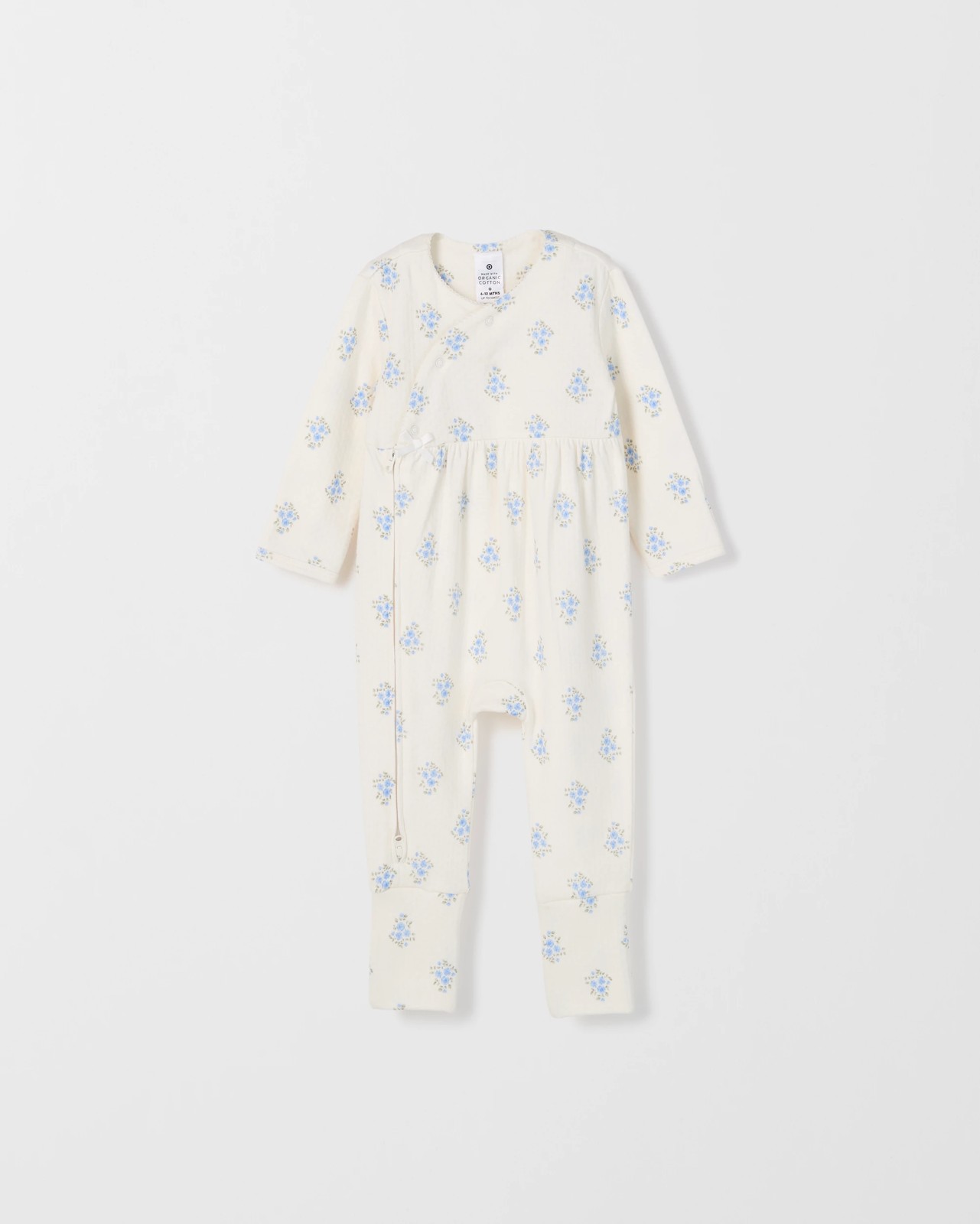 Baby Organic Cotton 2 Pack Pointelle Wrap Elevated Coverall 2 of 4