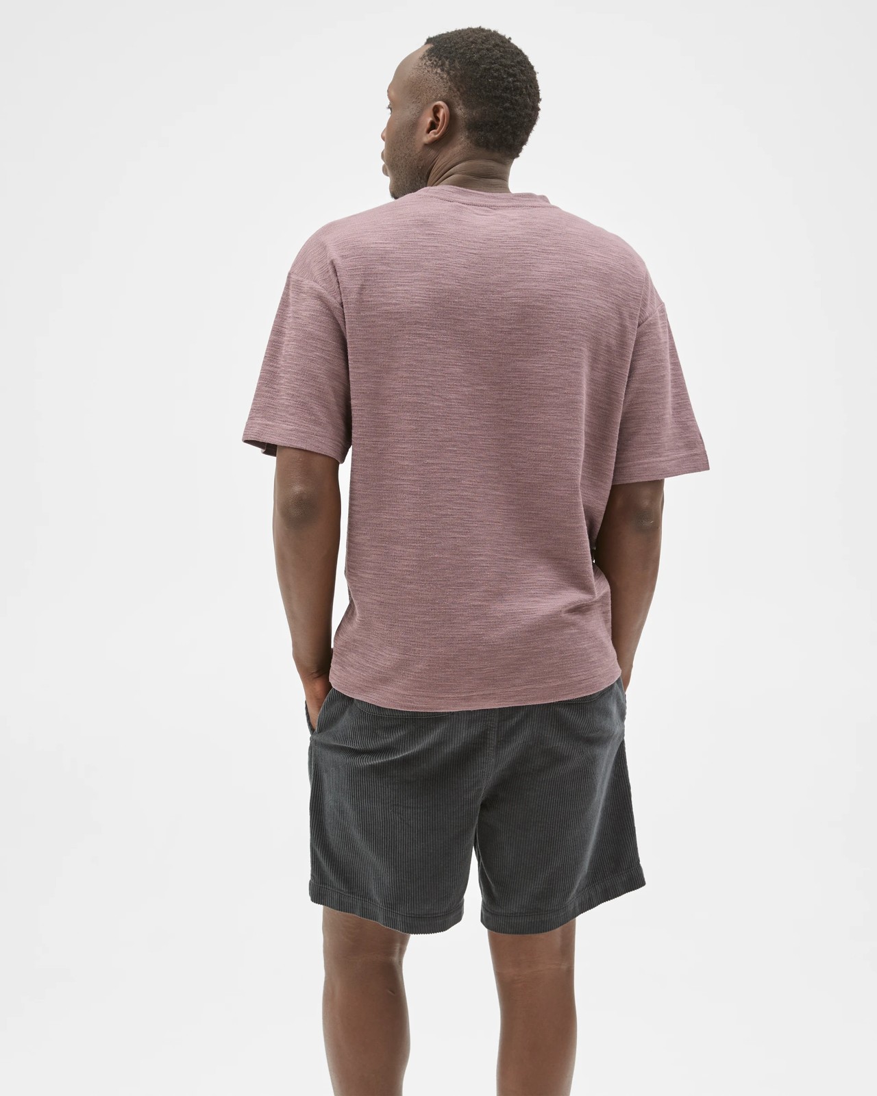 Commons Textured Graphic T-Shirt - Maroon Casablanca 6 of 6