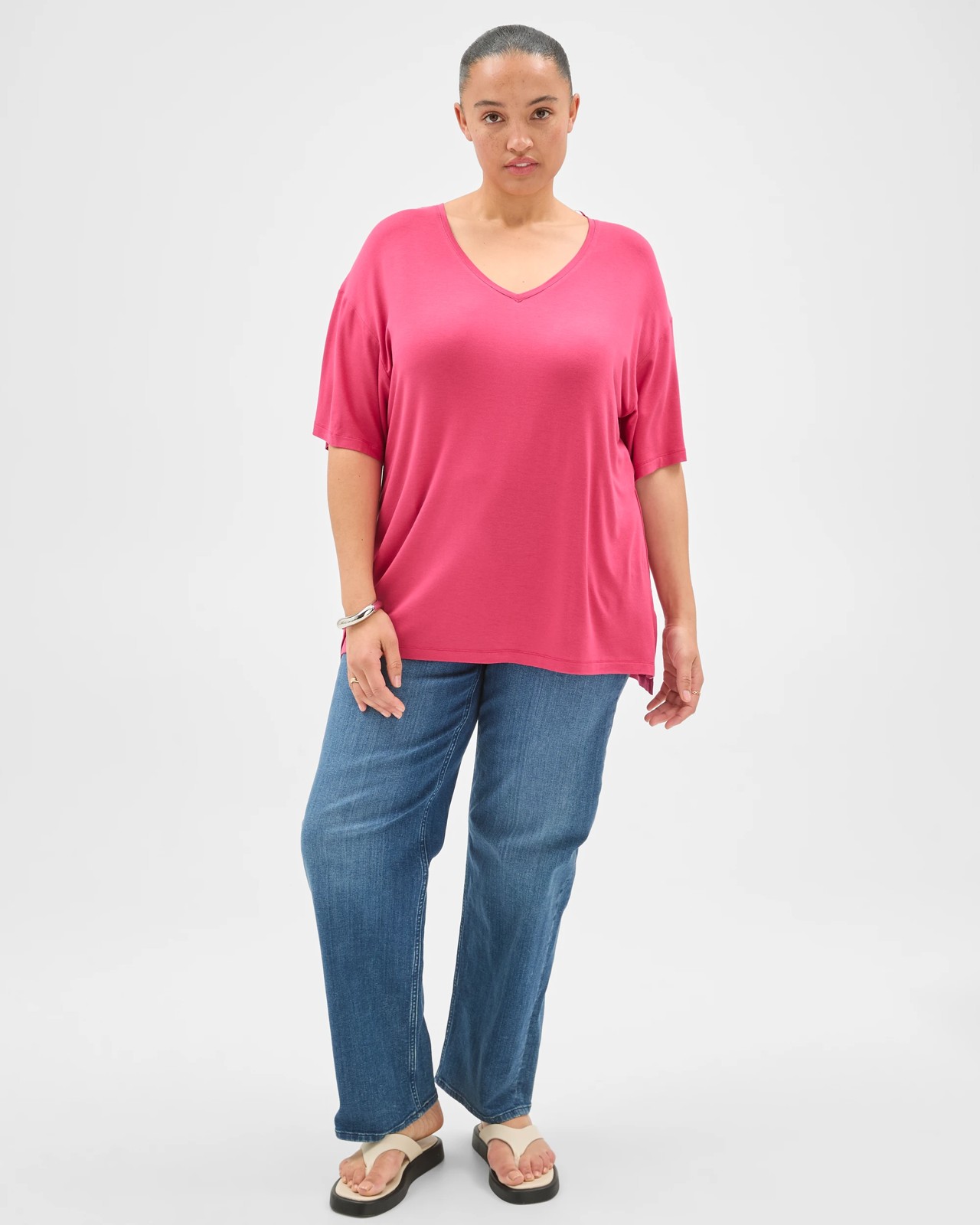 Plus Size V-Neck T-Shirt 2 of 6