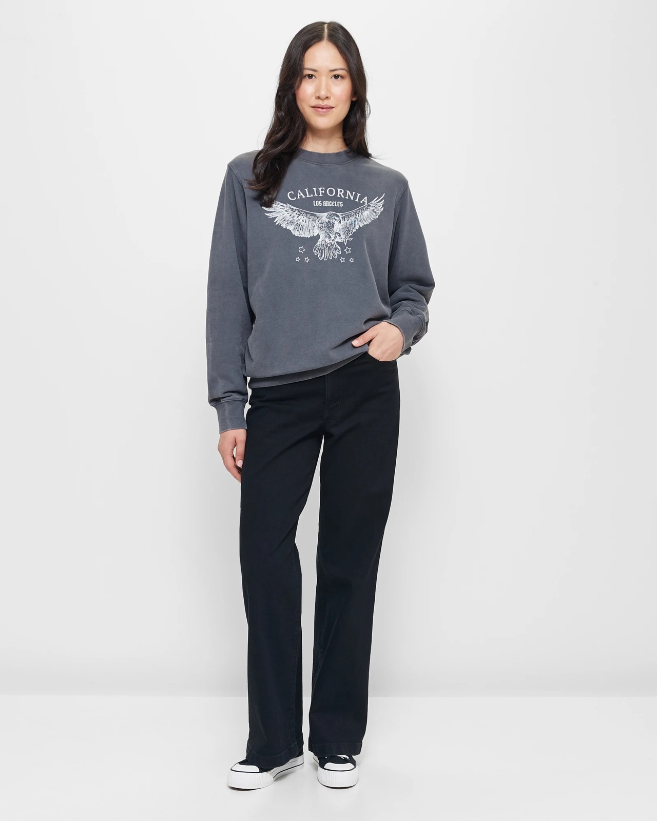 Garment Dyed Crew Jumper 2 of 5