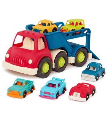 B. toys Happy Cruisers - Car Carrier Toy Car Carrier