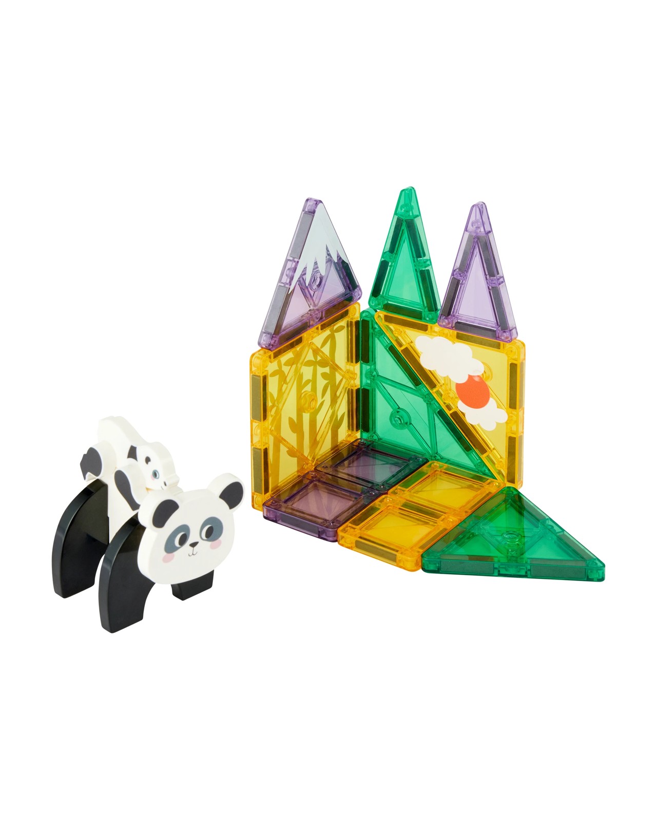 Anko 13 Piece Panda Magnetic Tiles 2 of 6