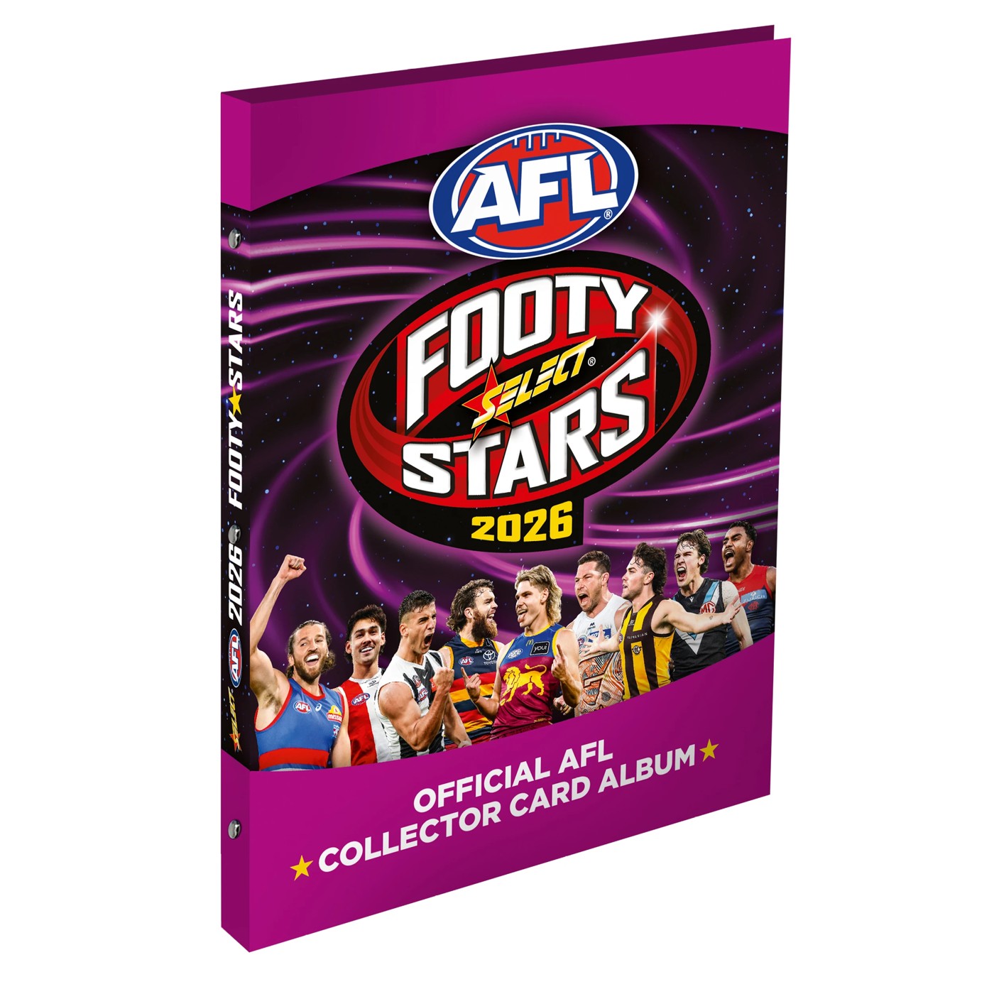 Official Select 2026 AFL Footy Stars Collector Binder Album 2 of 2