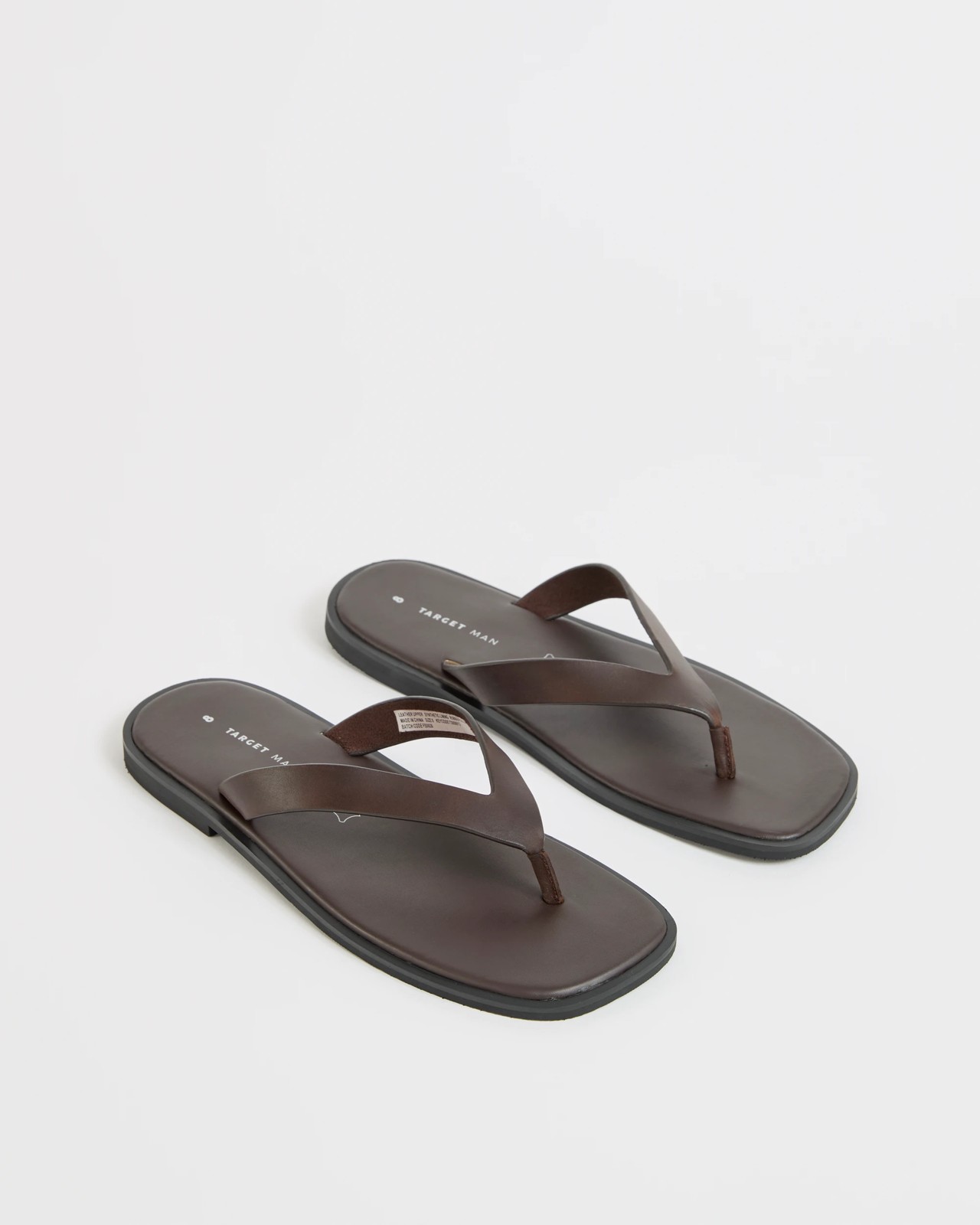 Leather Slim Thongs 2 of 3
