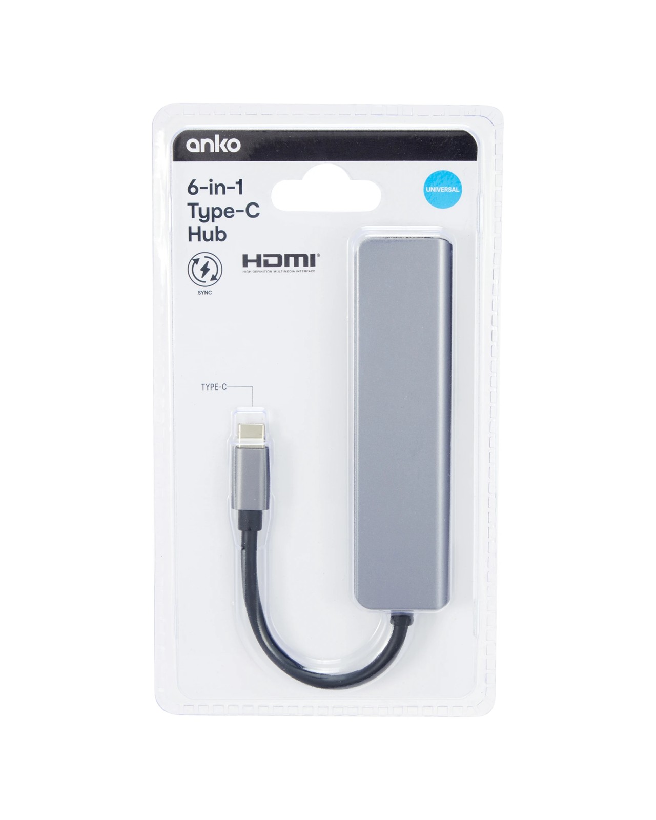 6-in-1 Type C Hub - Anko 5 of 5