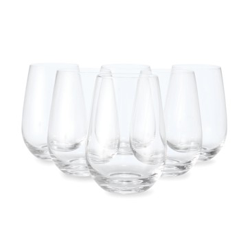 Anko 6 Vino Stemless Glasses