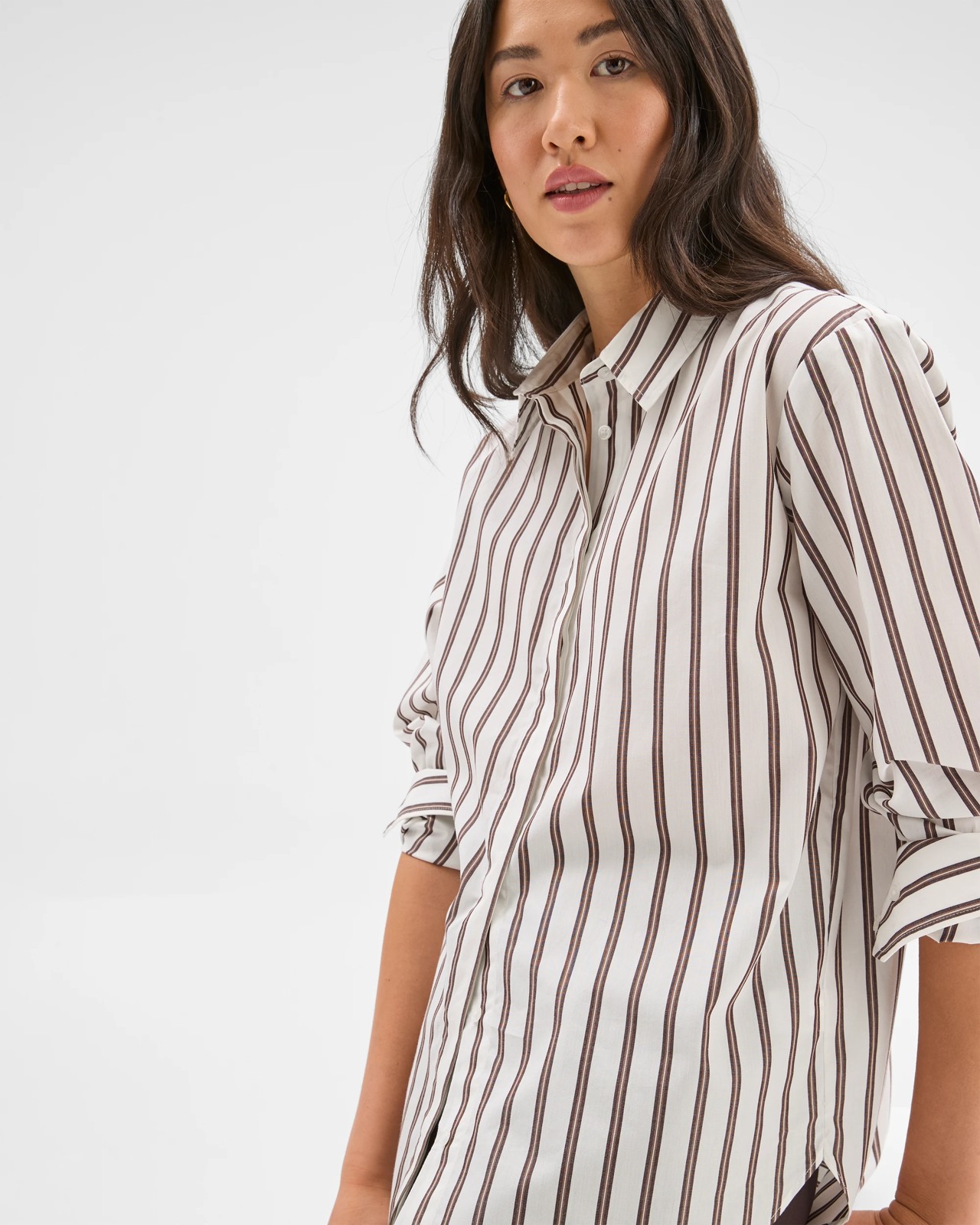 Preview Australian Cotton Poplin Shirt - Cloud Dancer 3 of 6