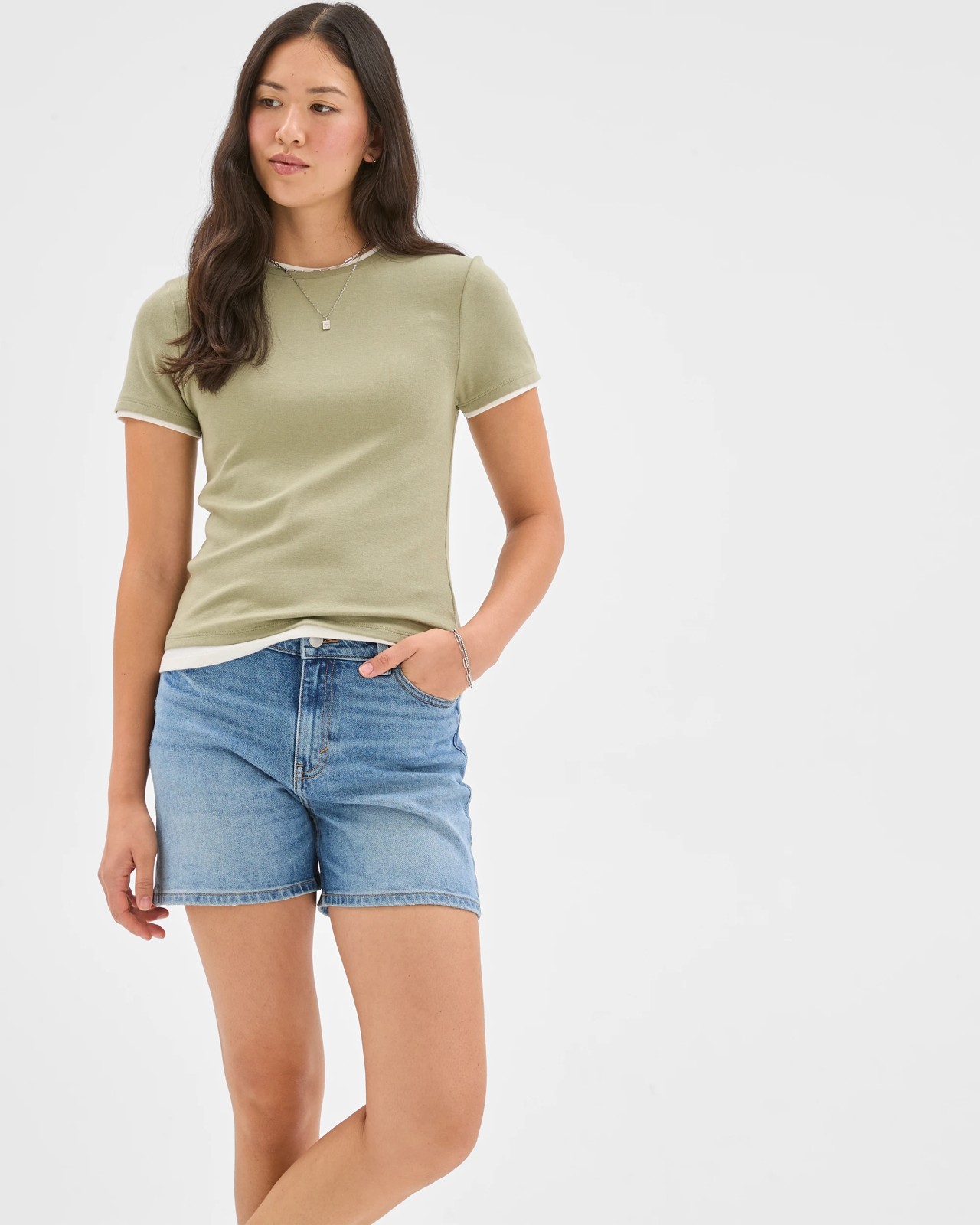 Classic Denim Shorts 2 of 5