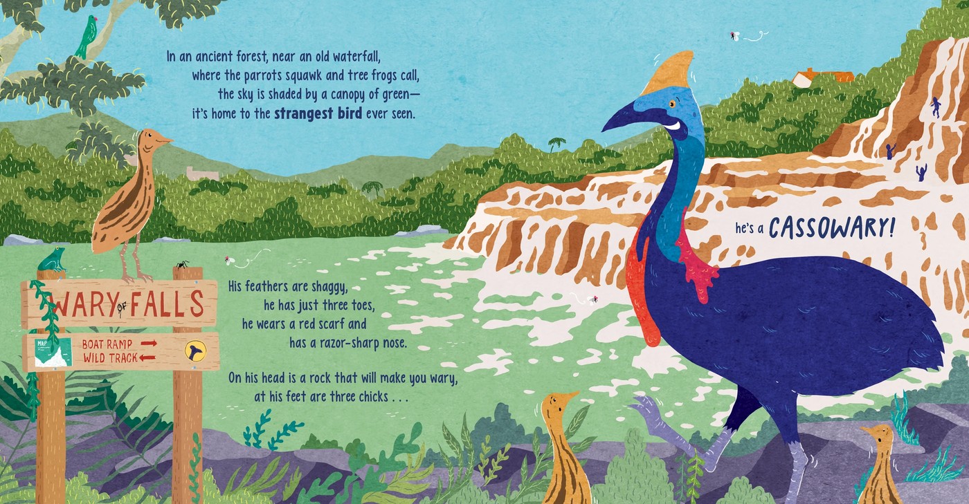 Scary, Scary Cassowary by Jol Temple and Kate Temple - Book 2 of 4