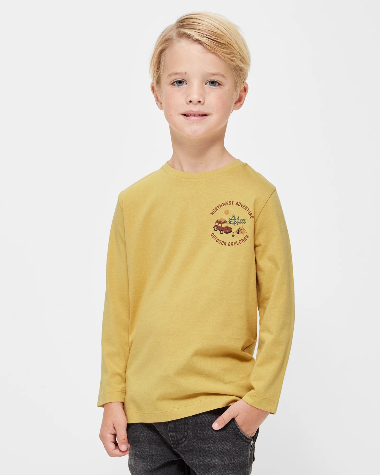 adventure organic long sleeve tee