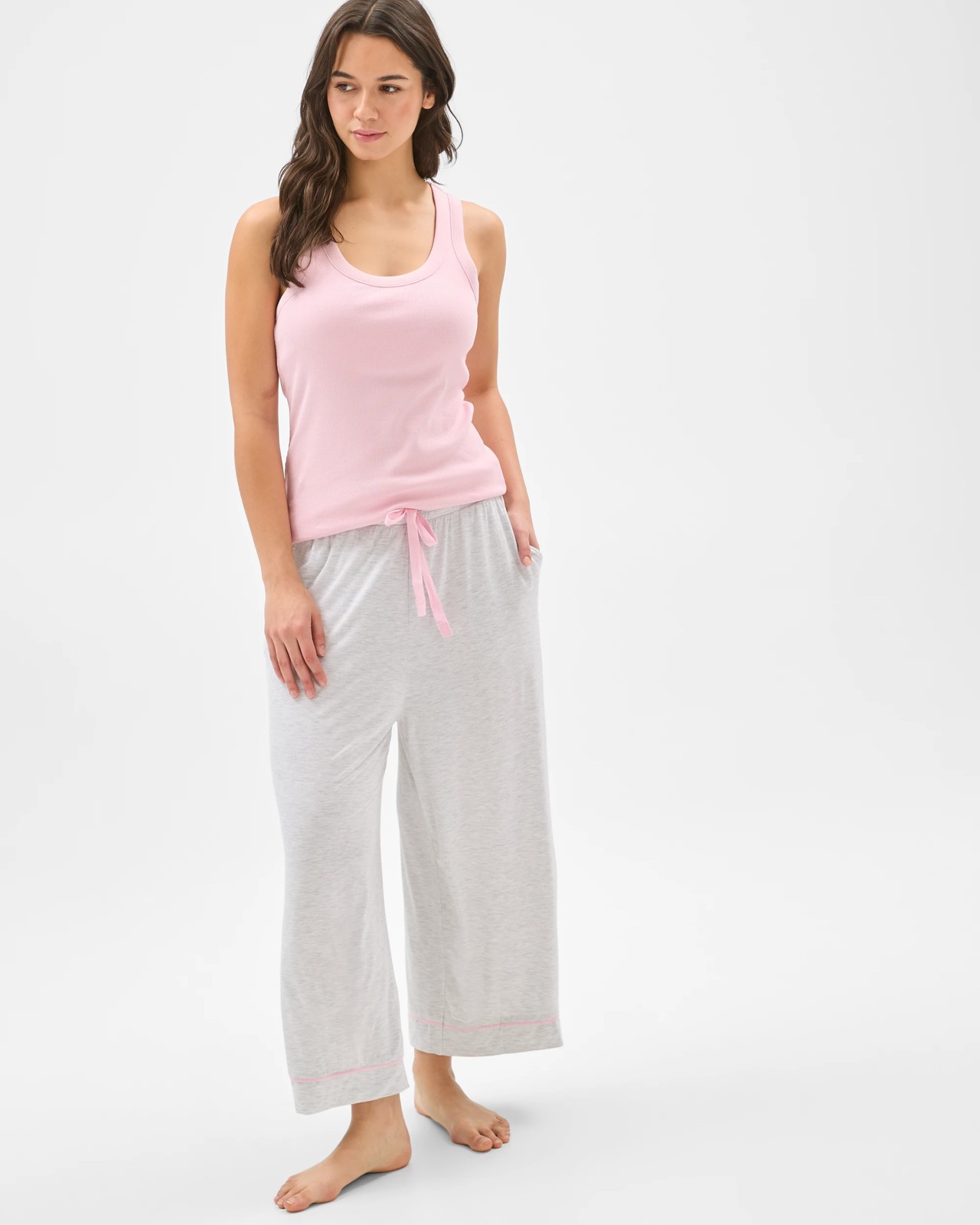 Bamboo Soft Comfort Sleep Culotte Pants 2 of 6
