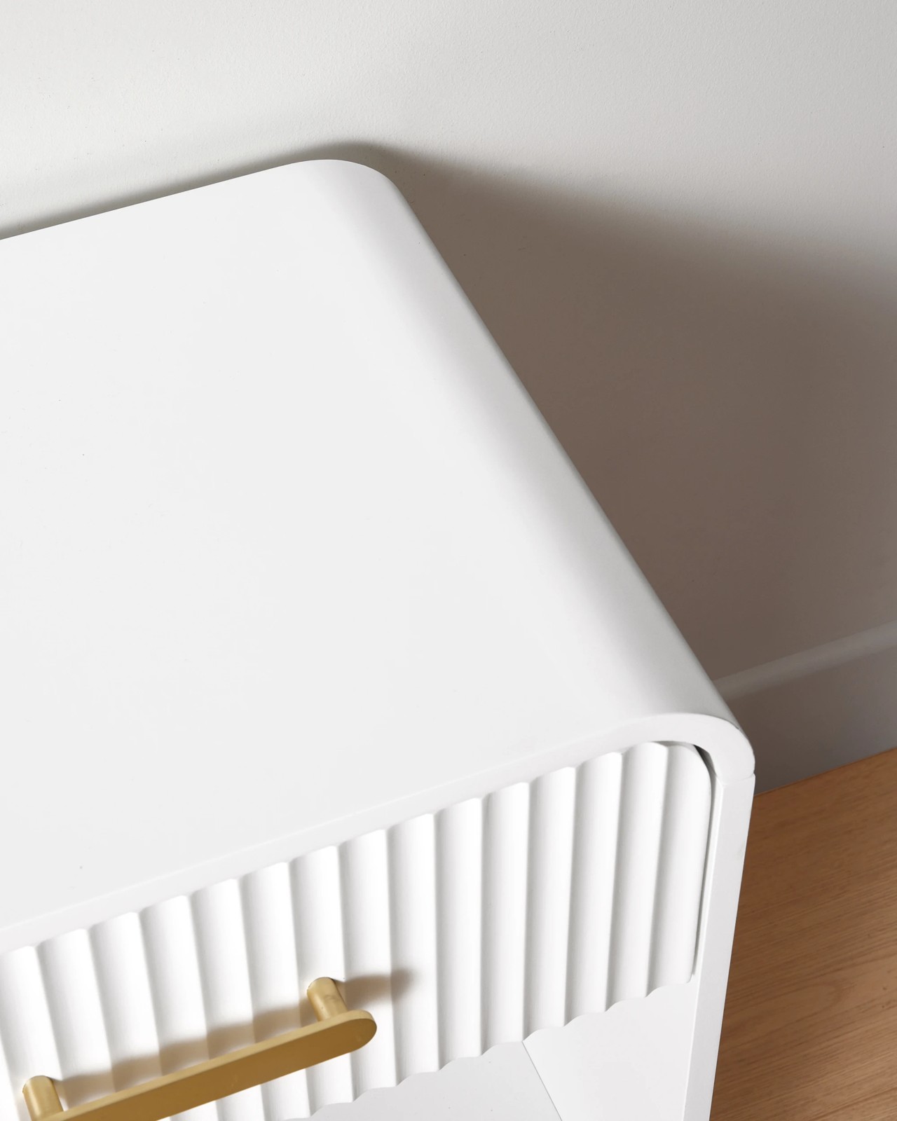 Anko Luna Bedside Table - White 6 of 6