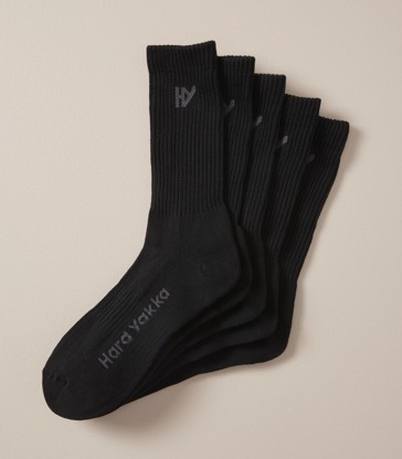 Hard Yakka 5 Pack Crew Work Socks