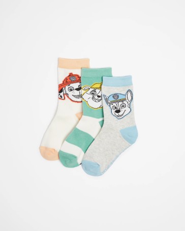 Paw Patrol Crew Socks - 3 Pack