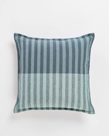 Two Tone Stripe Linen Stripe Cushion