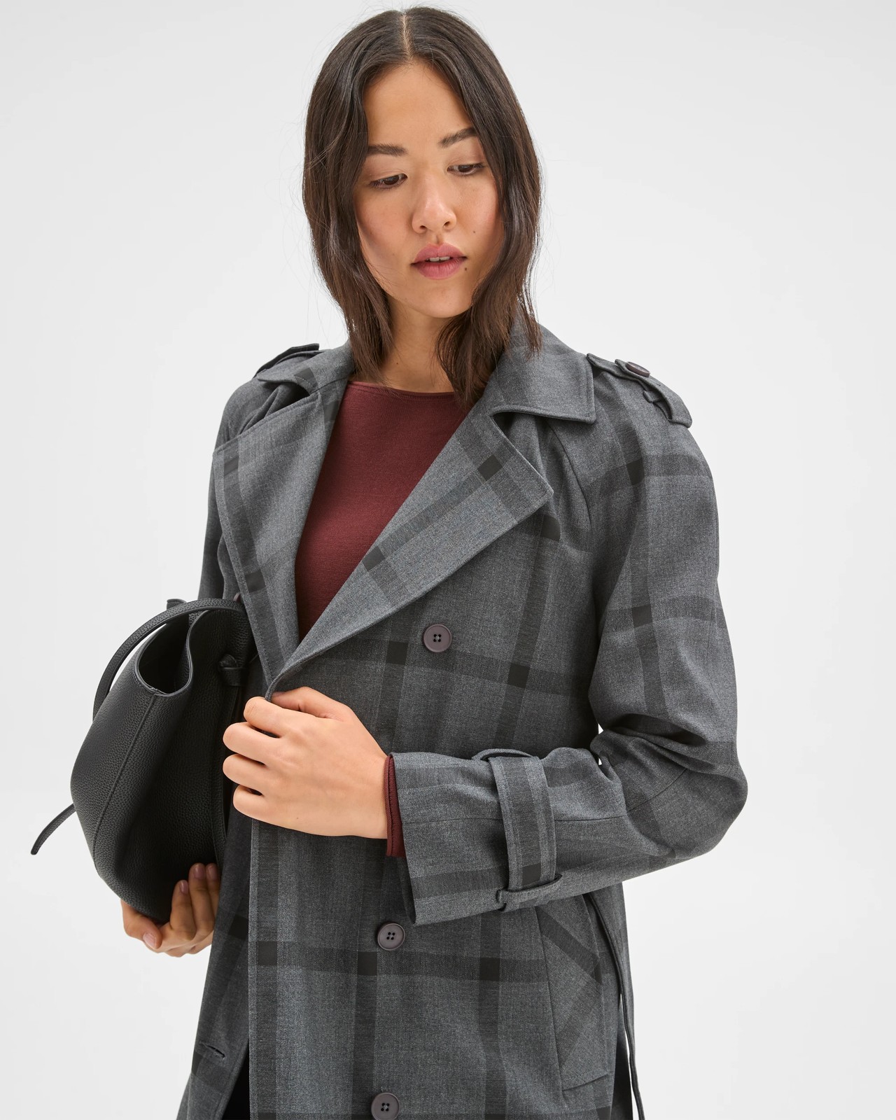 Preview Classic Check Trench Coat 2 of 5