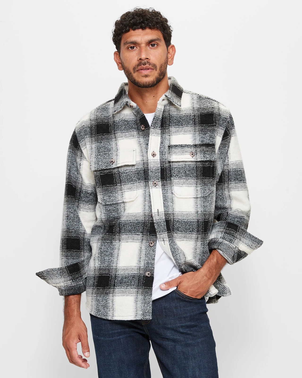 Check Overshirt | Target Australia