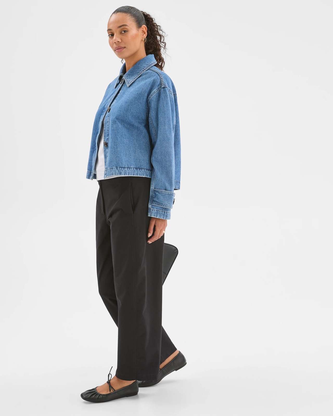 Denim Shacket 3 of 5
