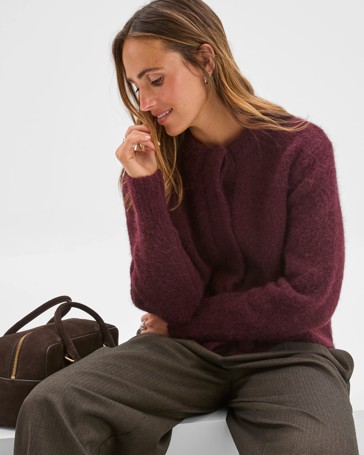 Preview Long Sleeve Plush Cardigan