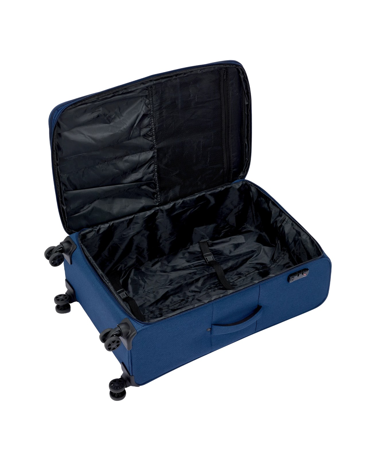 Anko 71cm 8 Wheels Lightweight Quilted Soft Case - Blue 3 of 6