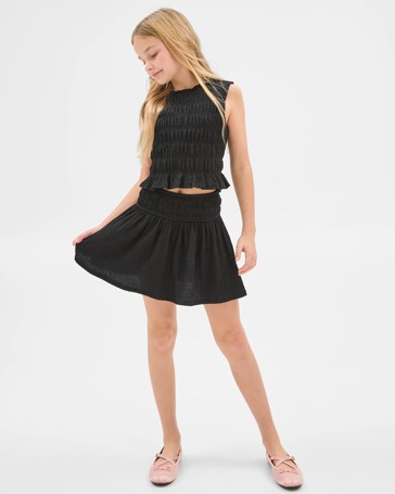 Textured Knit Skort