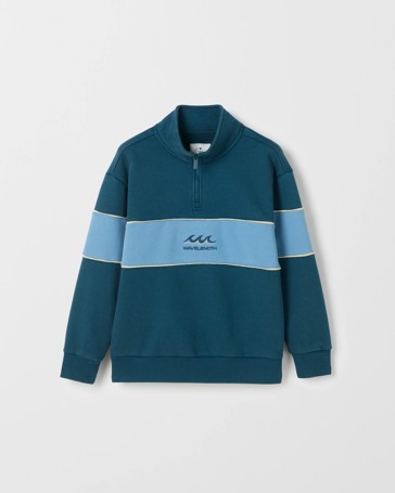 Australian Cotton Blend Heavyweight Quarter Zip Jumper