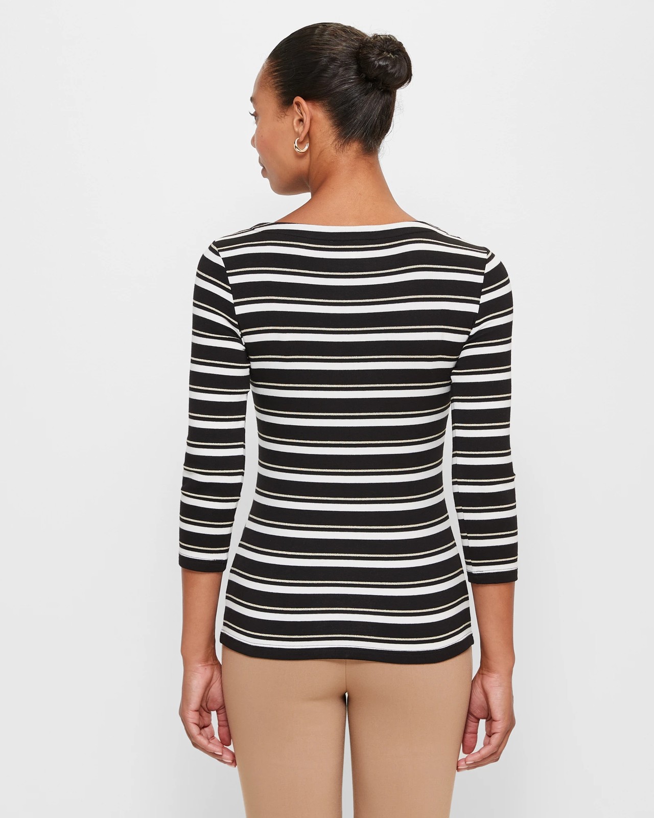 3/4 Sleeve Boat Neck Top - Preview | Target Australia