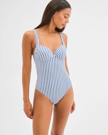Shape Your Body Resort Balconette Underwire One Piece Swimsuit