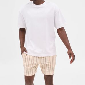 Australian Cotton Stripe Shorts - Commons