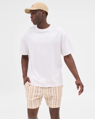 Australian Cotton Stripe Shorts - Commons