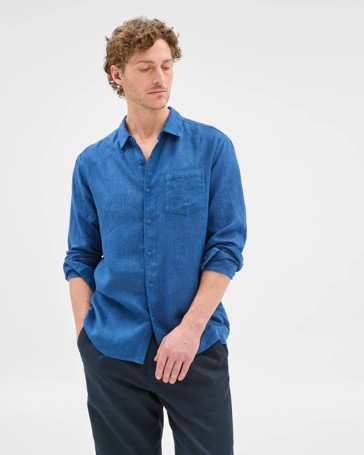 European Linen Long Sleeve Shirt