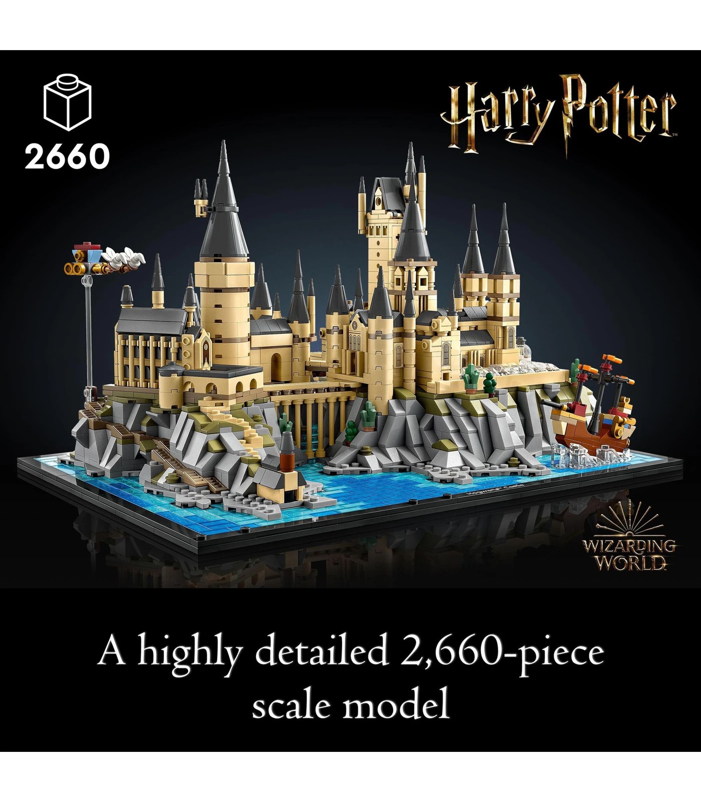 Lego Harry Potter Hogwarts Castle And Grounds Wizarding Building Set 76419  : Target