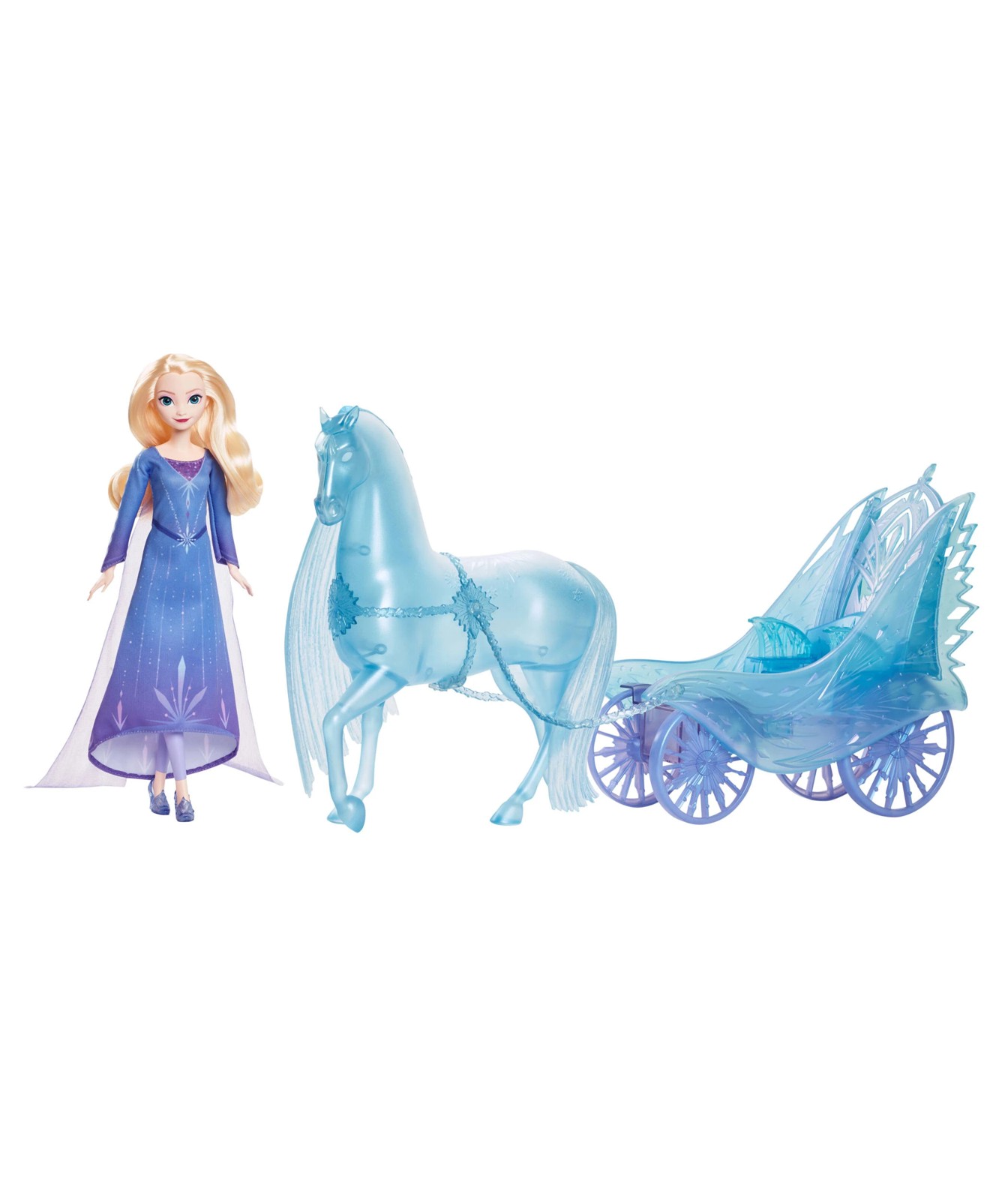 Mattel Disney Frozen Elsa Fashion Doll  & Nokk with Adventure Carriage 2 of 6